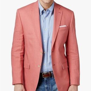 Nantucket Red Linen Blazer